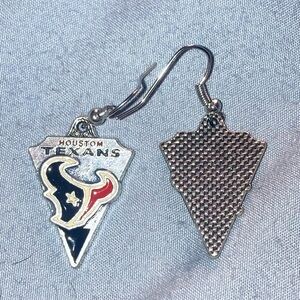 Houston Texans Dangle Earrings - Team Logo Earrings
